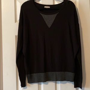Calvin Klein black and silver sweater size medium